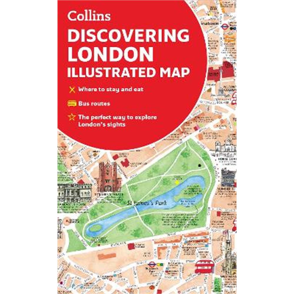 Discovering London Illustrated Map - Dominic Beddow